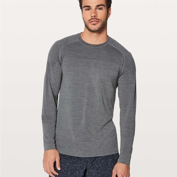 Lululemon‎ Metal Vent Tech Long Sleeve shirt Anchor / Asphalt Grey - Picture 1 of 7